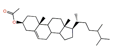 24-Methylcholest-5-en-3b-yl acetate